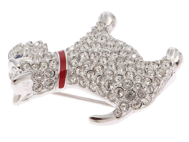 SWAROVSKI スワロフスキー ブローチ スコティッシュ・テリア