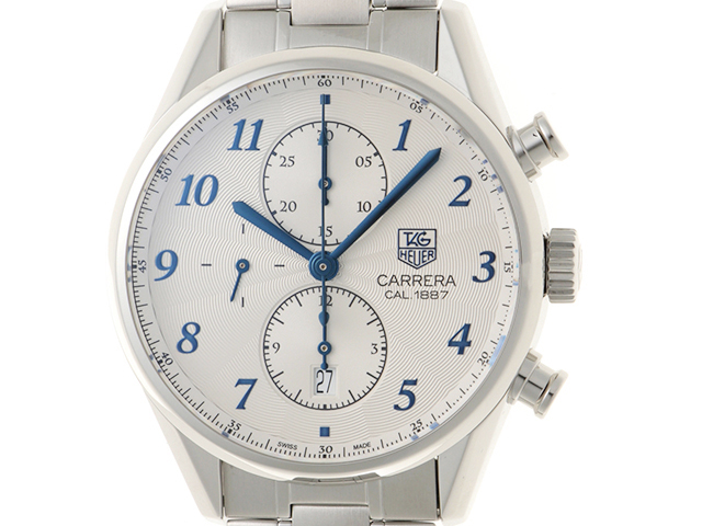 TAG Heuer カレラ クロノ キャリバー1887 CAR2111 白文字盤 中古【CAR2111】タグホイヤー（TAG HEUER） カレラ キャリバー