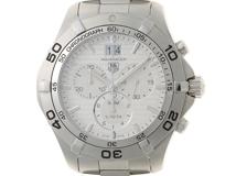 TAG　HEUER　タグホイヤー　アクアレーサークロノ　CAF101F・BA0821　ステンレススチール　クォーツ　メンズ　腕時計　C