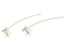 TIFFANY&CO ティファニー Tワイヤーバーピアス シルバー 2.8g