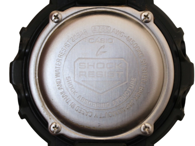 CASIO カシオ 腕時計 G-SHOCK ブラック/オレンジ SS/ラバー AWG-M500KG-3AJF 電波ソーラー メンズ  2148103901935 【200】