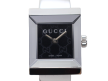 GUCCI グッチ 腕時計 128.5 ブラック SS クォーツ レディース 2148103906374 【200】