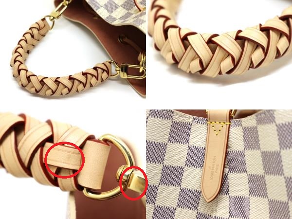 LOUIS VUITTON ルイヴィトン バッグ ショルダーバッグ ハンドバッグ 巾着 ネオノエ ダミエ・アズール N40344 サマーコレクション  （2141100435540） 【431】