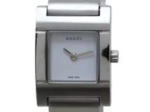 GUCCI グッチ 腕時計 1600 SS ホワイト クォーツ レディース