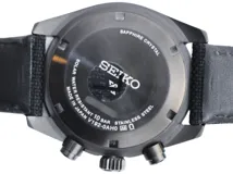 SEIKO セイコー 腕時計 プロスペックス スピードタイマー クロノグラフ SS/ナイロン ブラック/ブルー SBDL105 電波ソーラー メンズ 2143200635295 【200】