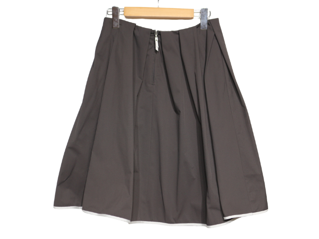 新品未使用品　foxeyフォクシー　デイジーリン　スカート FOXEY フォクシー DAISY LIN スカート レディース40 グレー