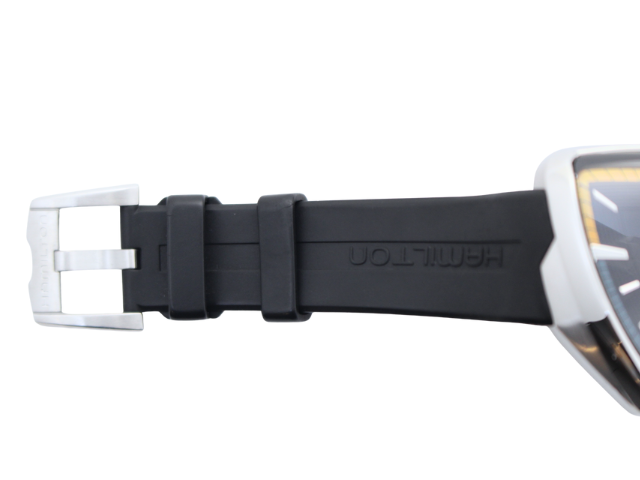 HAMILTON ハミルトン 腕時計 ベンチュラ SS/ラバー ブラック H245510  