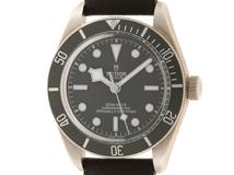 TUDOR チューダー メンズ時計 ブラックベイ フィフティエイト925 自動巻き SV925/革ベルト グレー文字盤 79010SG【434】