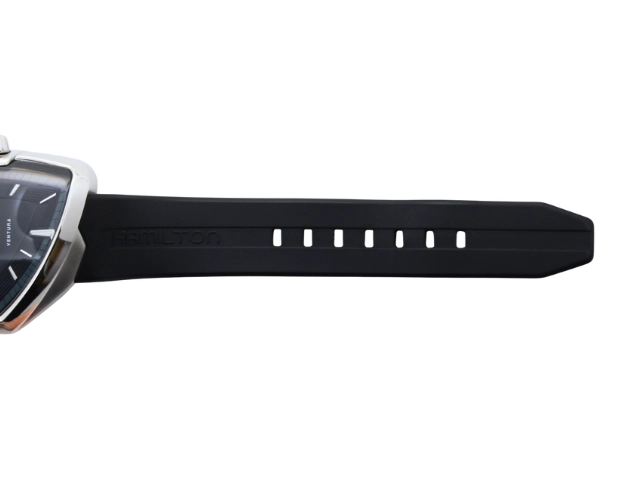 HAMILTON ハミルトン 腕時計 ベンチュラ SS/ラバー ブラック H245510/H21551331 クォーツ  2146000430466 【200】