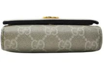 GUCCI グッチ 財布 ダブルＧバイカラーミディアムウォレット ホワイト GGスプリーム/レザー 598587  2120000347108 【200】