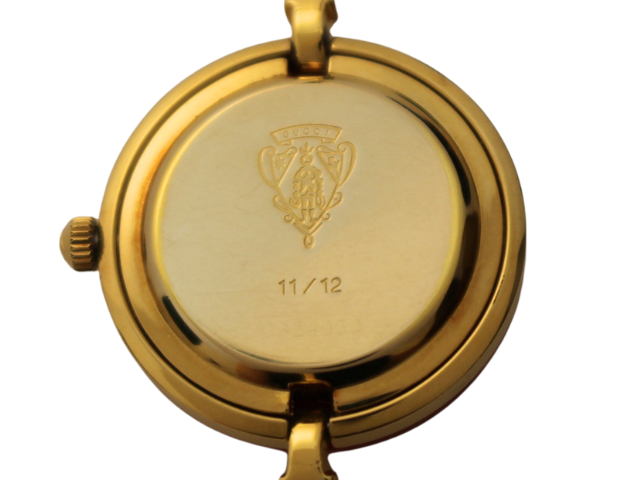 GUCCI グッチ 腕時計 チェンジベゼル ホワイト GP 11/12