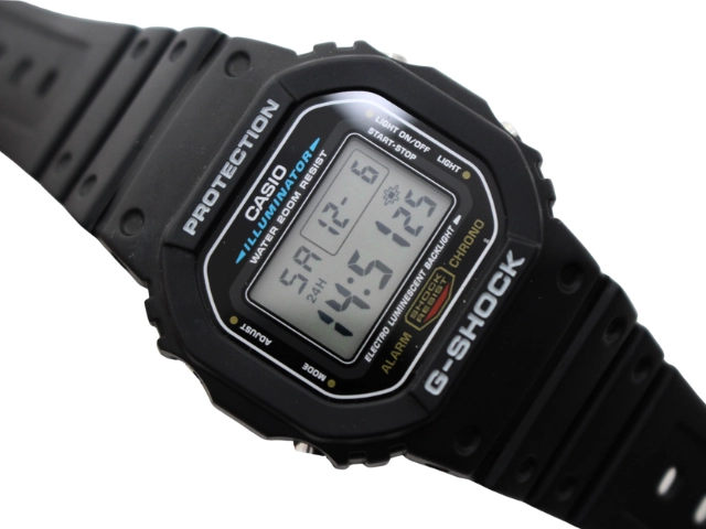 CASIO カシオ 腕時計 G-SHOCK ラバー ブラック DW-5600E クォーツ メンズ  2143100524866 【200】