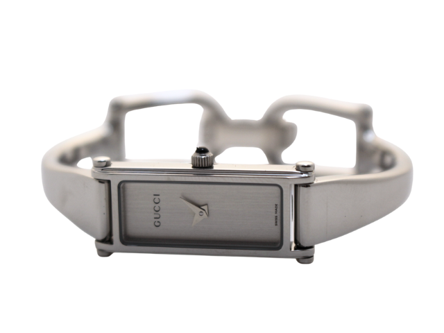 象形文字【稼働品】グッチGUCCI 1500Lバングル黒文字盤レディース GUCCI - グッチ - 1500L 【200】の通販 by 質屋 大黒屋 ラクマ店