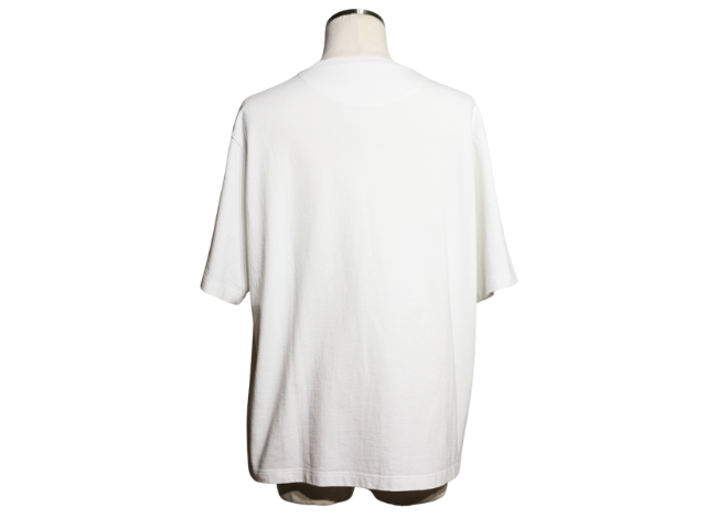 【新品・未使用】Lサイズ　ブラトップ付きエンボスTee ホワイト 新品・未使用】Lサイズ ブラトップ付きエンボスTee ホワイト