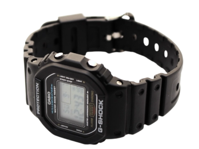 CASIO カシオ 腕時計 G-SHOCK ラバー ブラック DW-5600E クォーツ メンズ  2143100524866 【200】