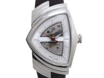 HAMILTON ハミルトン 腕時計 ベンチュラ SS/革 シルバー/スケルトン H245150 自動巻き 2148103865893 【200】