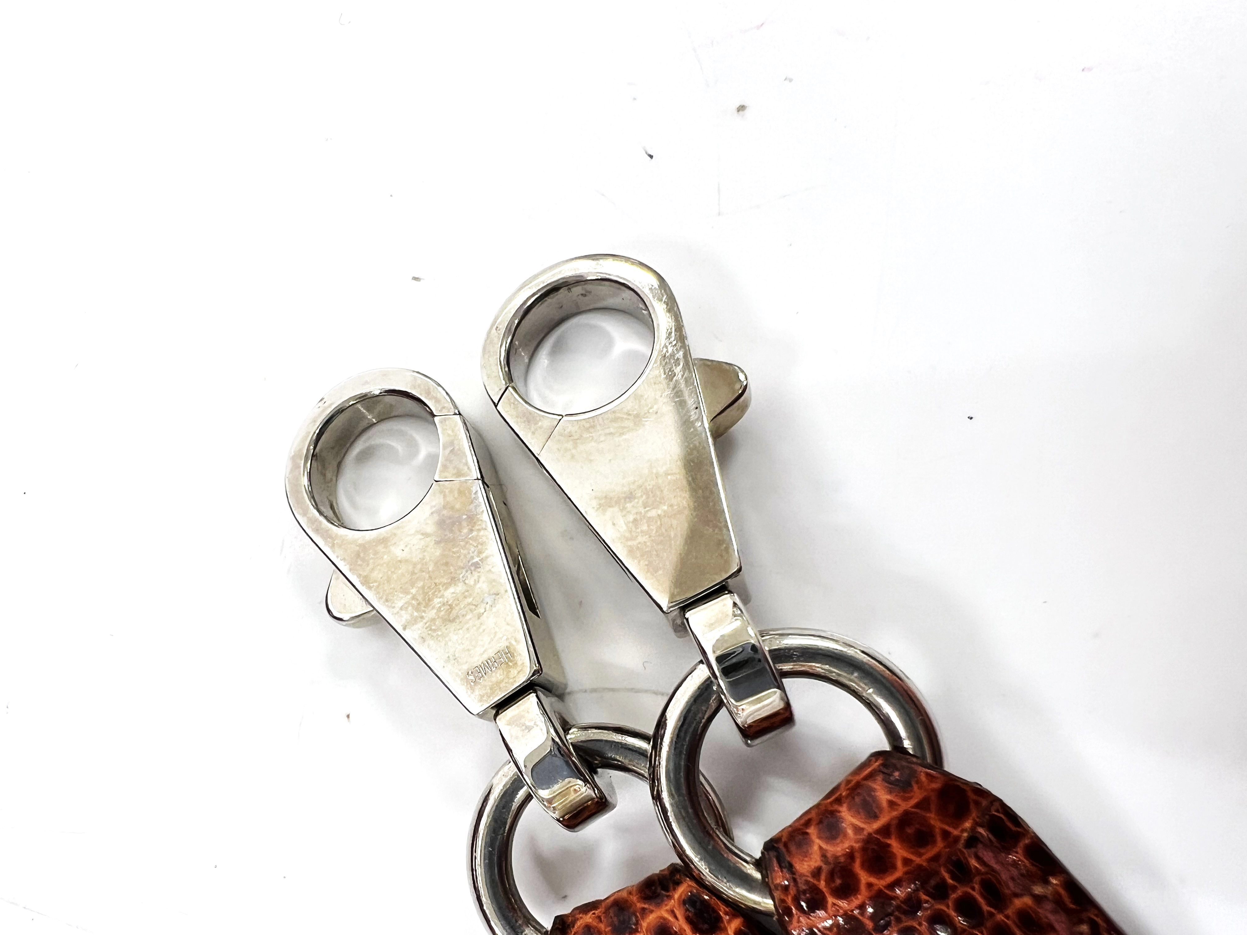 Hermès　エルメス　ケリー25　リザード素材　ブラウン　シルバー金具　□K刻印　2007年頃製造　【472】HA