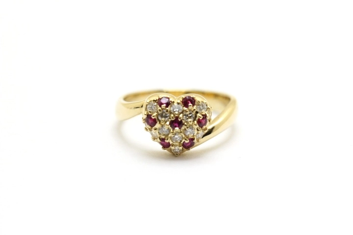 JEWELRY ノンブランドジュエリー リング 指輪 K18 R0.24ct/D0.28ct