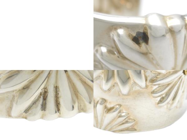 TIFFANY＆CO ティファニー フラワーカフバングル SV シルバー YG