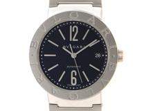 BVLGARI　ブルガリ　時計　ブルガリ ブルガリ　BB38SSAUTO　自動巻き　ステンレス　黒文字盤　日常生活防水　男性用　【432】