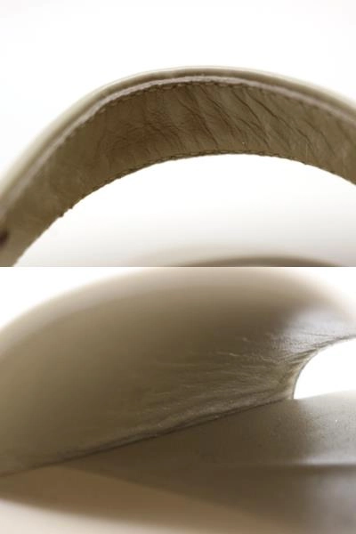 PRADA プラダ 靴 モノリス レディース36(約22.5～23.0cm) ベージュ ラバー ブラッシュドレザー 1X526M (2147100516555) 【200】