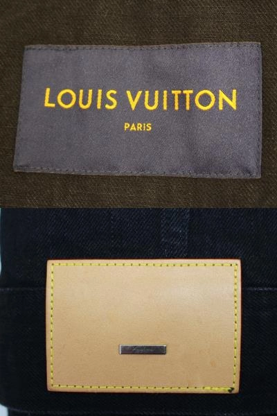 LOUIS VUITTON ルイ・ヴィトン 衣類 DNAデニムジャケット メンズ44 ブラック コットン HHA40WDKO 参考定価:¥309,100- (2120500249971) 【200】