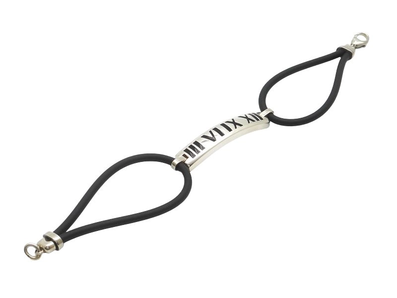 TIFFANY&CO ティファニー アトラス ブレスレット SV シルバー ラバー