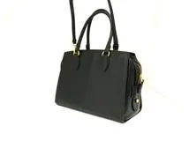 PRADA プラダ 2wayバッグ ブラック レザー レディース 【471】IK