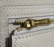 HERMES エルメス ベアンコンパクト エプソン クレ ゴールド金具 ヴォーエプソン 2120000314063 【432】