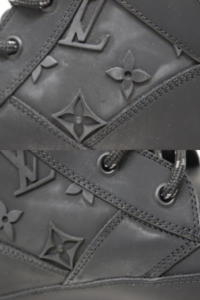 LOUIS VUITTON ルイヴィトン 靴 ランドスケープ・ライン アンクルブーツ メンズ7ハーフ ノワール ラバー 1A7P83  2143000493323 【200】 の購入なら「質」の大黒屋（公式）