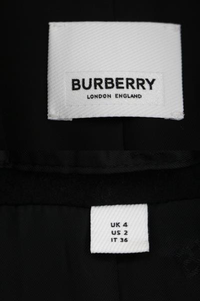 BURBERRY バーバリー 衣類 ロングコート レデェースUK4 ブラック