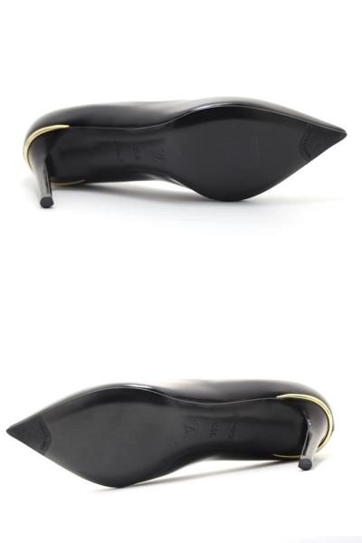 LOUIS VUITTON ルイヴィトン 靴 パンプス レディース35ハーフ(約23cm) ブラック レザー (2148103772023) 【200】