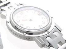 HERMES　エルメス　クリッパー　CL4.210　クオーツ　レディース腕時計　ステンレススチール　【205】