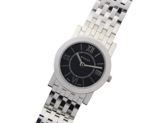 GUCCI グッチ 腕時計 5200L ブラック SS クォーツ レディース 2148103914331 【200】