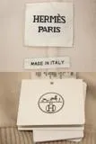 HERMES　エルメス　ブルゾン　レディース34　ベージュ　カシミヤ　1E0126DA　2143000679031 【432】