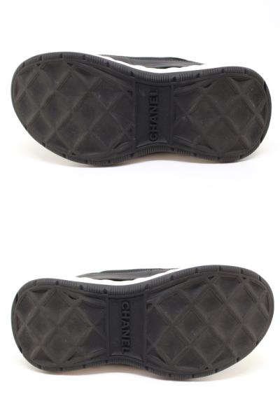 CHANEL シャネル 靴 スニーカー レディース36ハーフ ブラック CHANEL シャネル 靴 スニーカー レディース36ハーフ ブラック