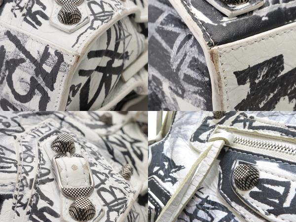 BALENCIAGA バレンシアガ ネオ カゴールXS グラフィティ ホワイト