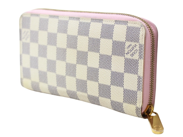 LOUIS VUITTON ルイ・ヴィトン 長財布 ジッピー・ウォレット ダミエ・アズール ローズバレリーヌ N63503 2120000350832 【200】