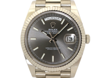 2024年9月国際保証書有　ROLEX　ロレックス　時計　デイデイト40　228239　スレート文字盤　ホワイトゴールド　自動巻き　メンズ