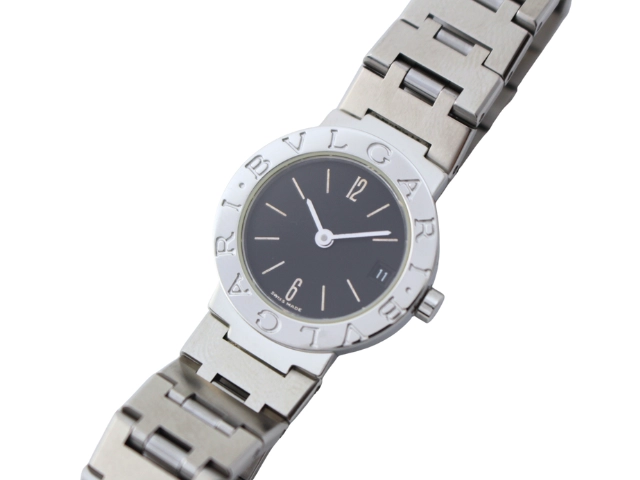 BVLGARI ブルガリ 腕時計 ブルガリ ブルガリ SS ブラック BB23SSD クォーツ レディース 2148103920578 【200】