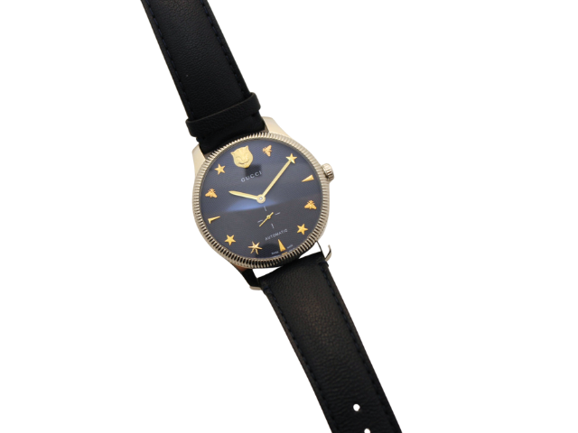 【良品】グッチ GUCCI 腕時計 タイムレス 126.3 革 中古【126.4】グッチ（GUCCI） Gタイムレス ムーンフェイズ