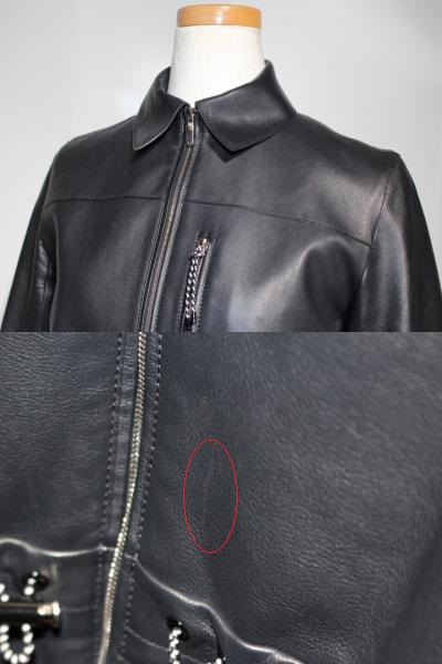HERMES エルメス ブルゾン ジャケット レディース34 ブラック