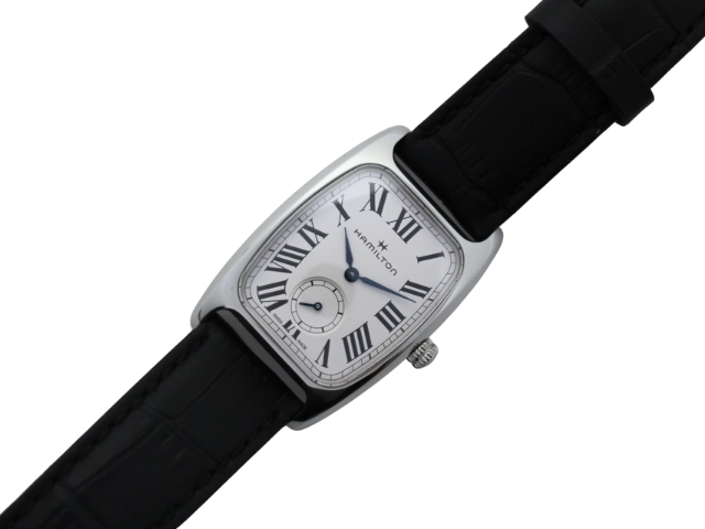 HAMILTON ハミルトン 腕時計 アメリカンクラシック ホワイト SS/革 H13421611 クォーツ 2120000344077 【200】