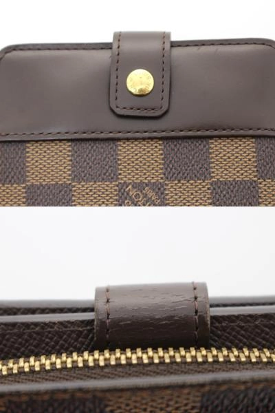 LOUIS VUITTON　ルイヴィトン　財布　コンパクト・ジップ　ダミエ　N61668　2148103692727　【200】