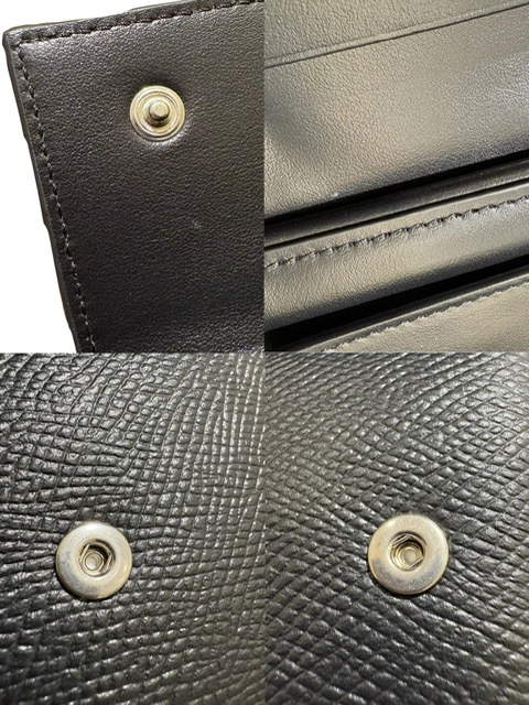 CELINE セリーヌ スモール トリフォールドウォレット ブラック シルバー金具 カーフ 10B573BEL.38SI 2148103828737 【432】