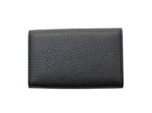 GUCCI グッチ GGメタル 6連キーケース 473924 ブラック レザー