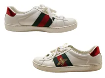 GUCCI グッチ 靴 〔エース〕ビー（ハチ）付き メンズスニーカー