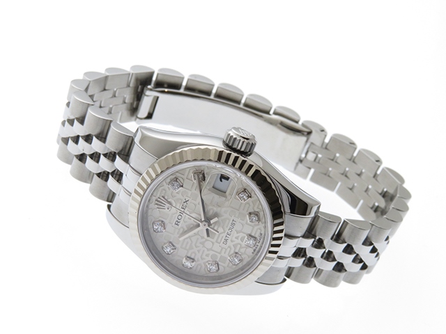 ロレックス ROLEX デイトジャスト 179174G M番 SS/WG シルバー