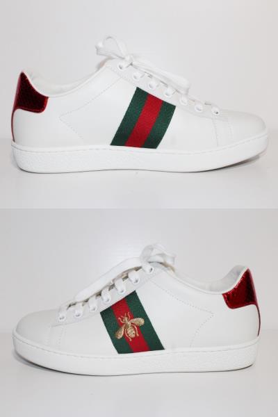 GUCCI グッチ 〔エース〕エンブロイダリー付き ウィメンズ スニーカー