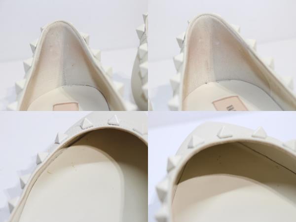 VALENTINO 37/1 フラットシューズ　パンプス　アイボリー VALENTINO バレンチノ ヴァレンティノ ヴァレンチノ 靴 フラット